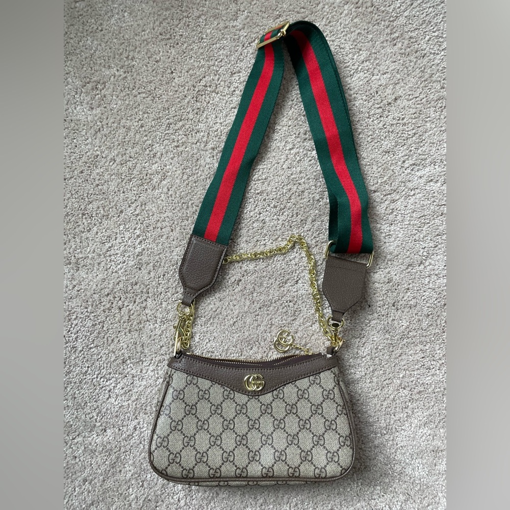 Stylish Beige and Brown Designer Crossbody Bag